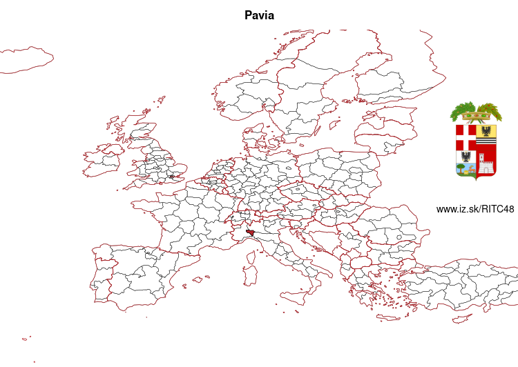 mapka Pavia ITC48