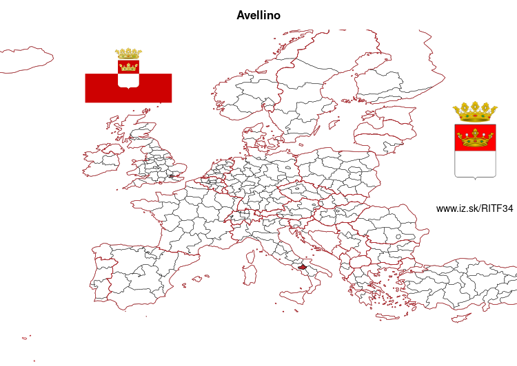 mapka Avellino ITF34