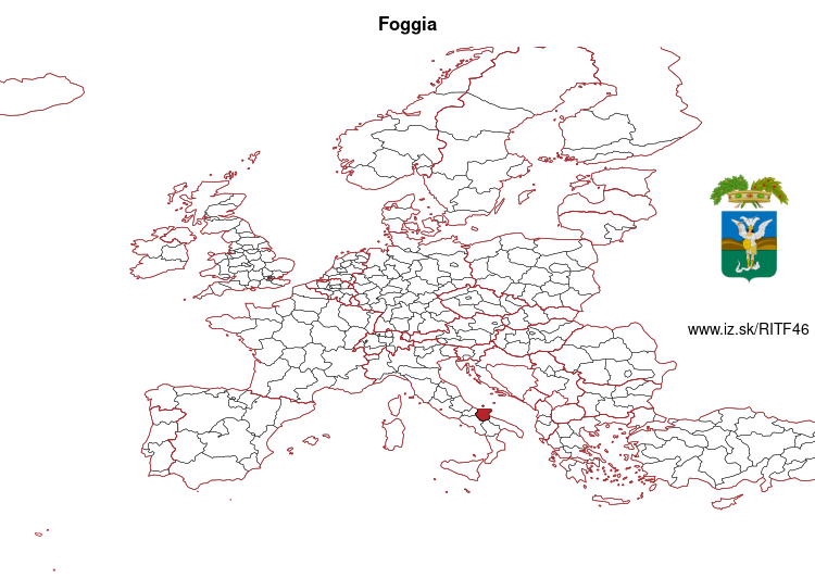 mapka Foggia ITF46