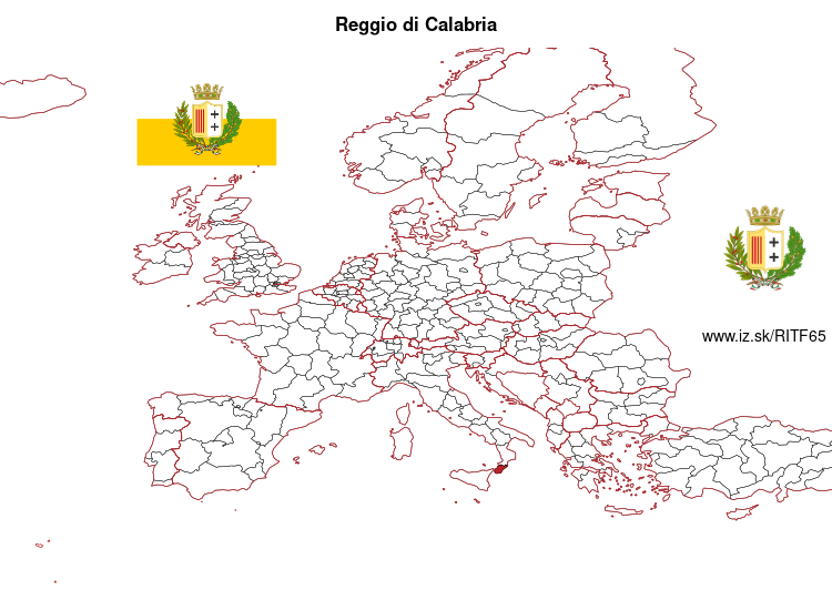 mapka Reggio di Calabria ITF65
