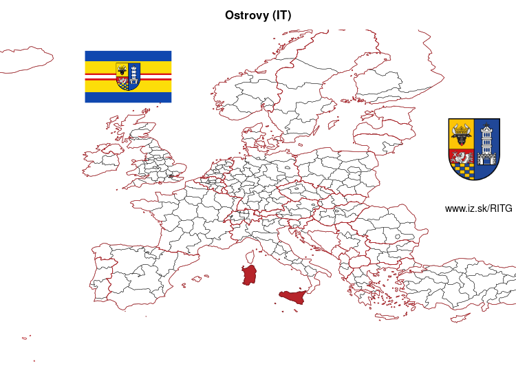 mapka Ostrovy (IT) ITG