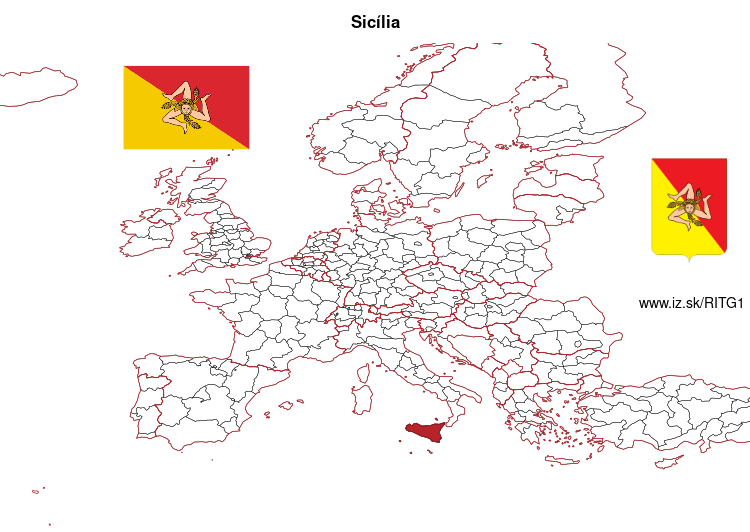mapka Sicília ITG1