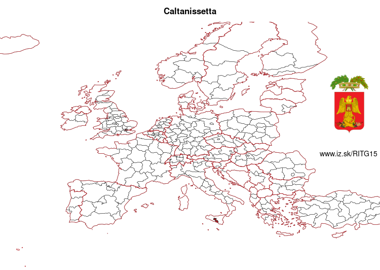 mapka Caltanissetta ITG15