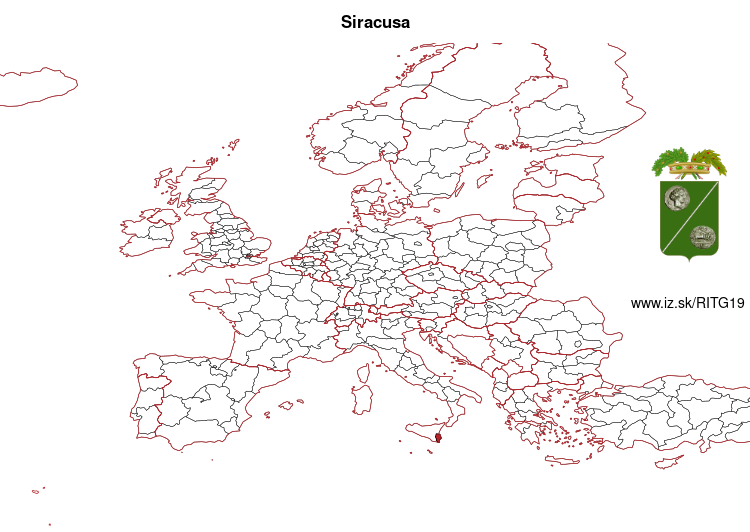 mapka Siracusa ITG19