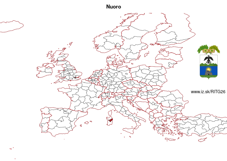 mapka Nuoro ITG26