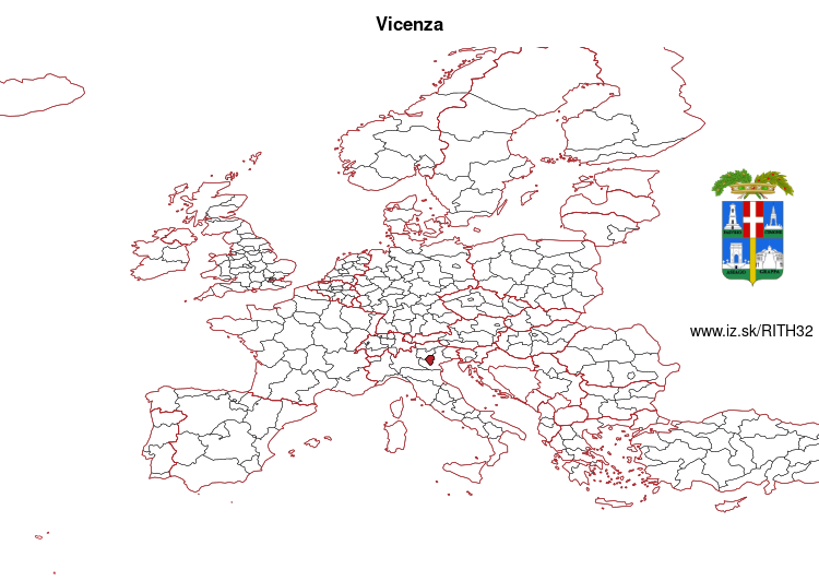 mapka Vicenza ITH32
