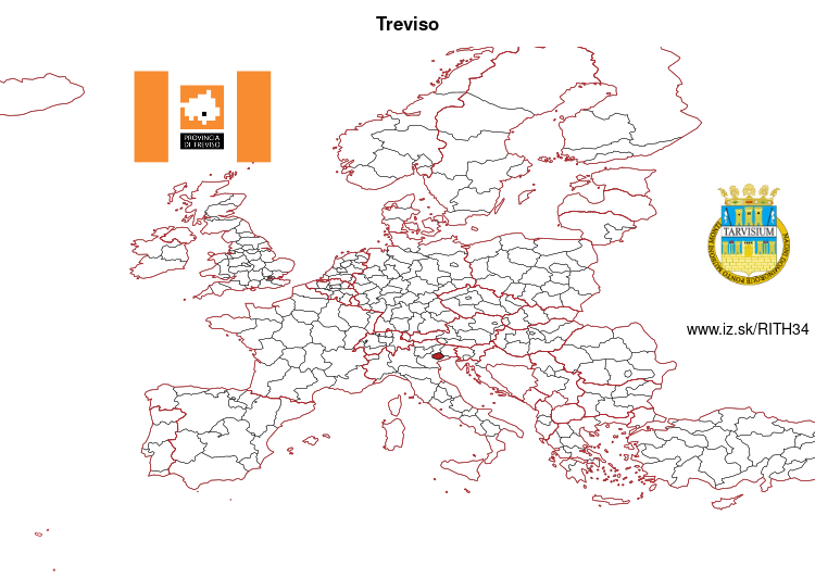 mapka Treviso ITH34