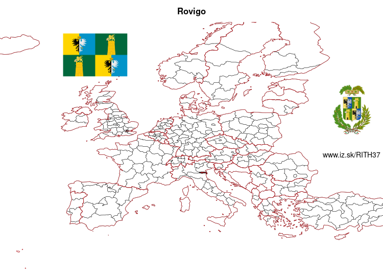 mapka Rovigo ITH37