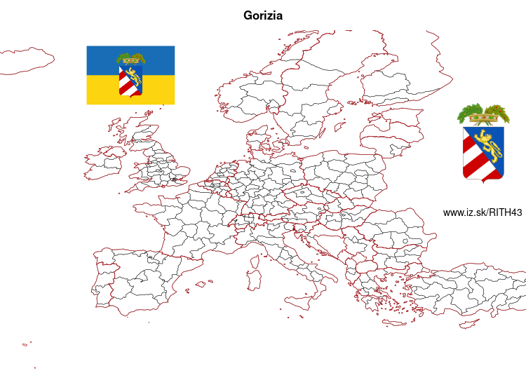 mapka Gorizia ITH43