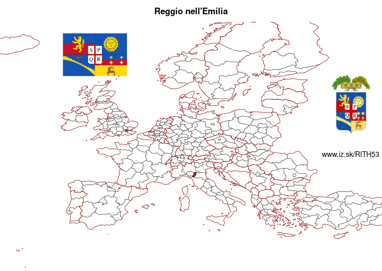 mapka Reggio nell\