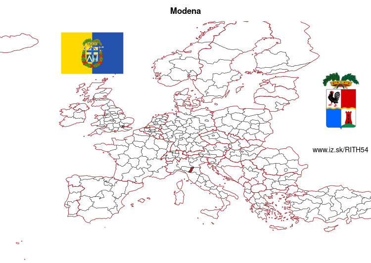 mapka Modena ITH54