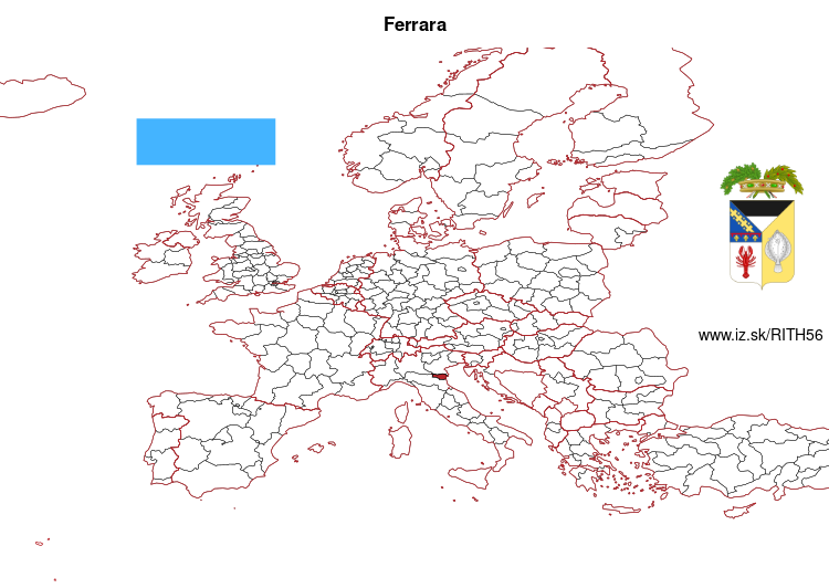 mapka Ferrara ITH56