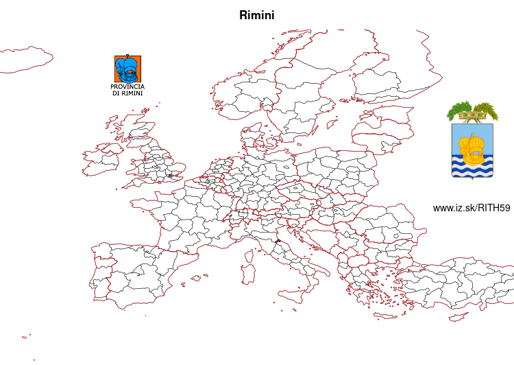 mapka Rimini ITH59