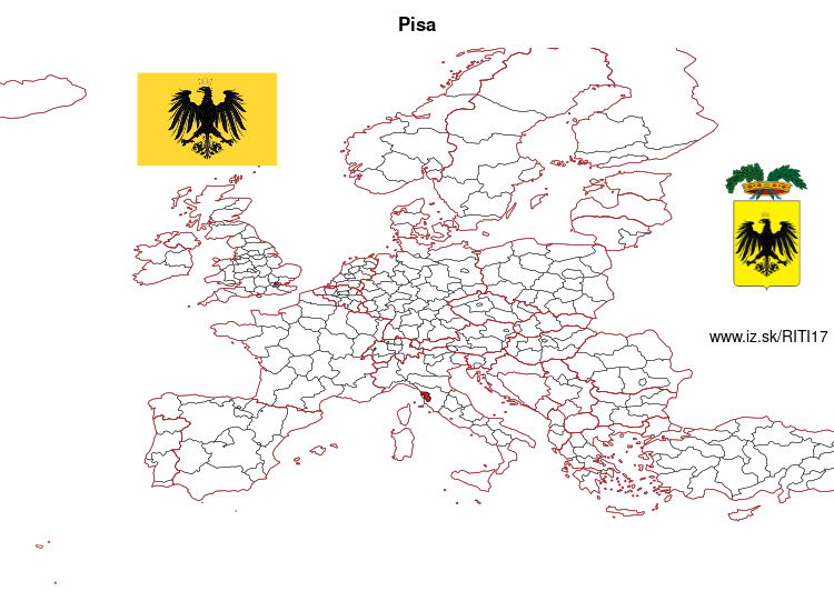 mapka Pisa ITI17