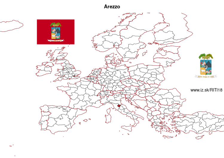 mapka Arezzo ITI18