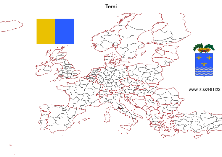 mapka Terni ITI22