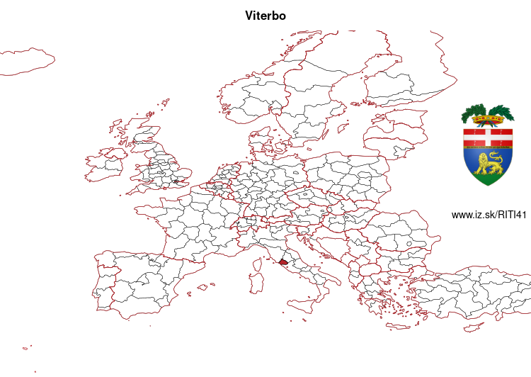 mapka Viterbo ITI41