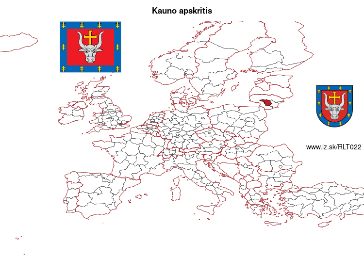 mapka Kauno apskritis LT022