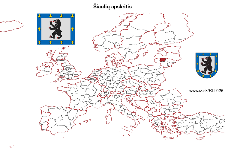 mapka Šiaulių apskritis LT026