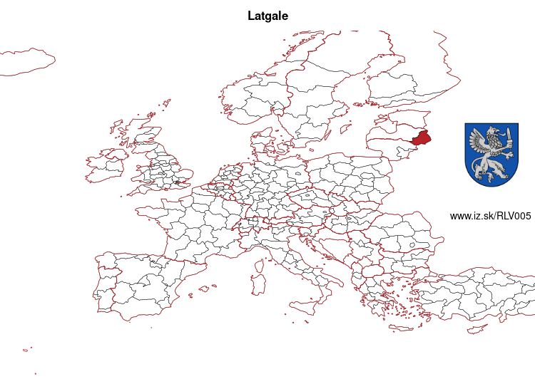 mapka Latgale LV005