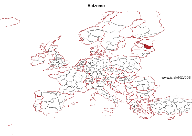 mapka Vidzeme LV008