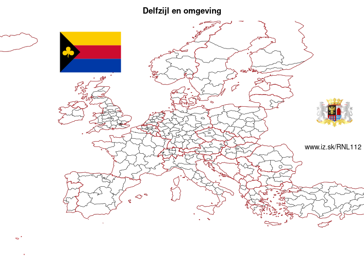 mapka Delfzijl en omgeving NL112