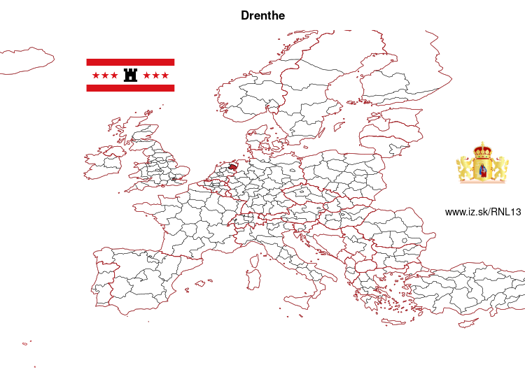 mapka Drenthe NL13