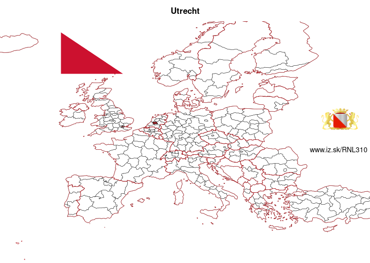 mapka Utrecht NL310