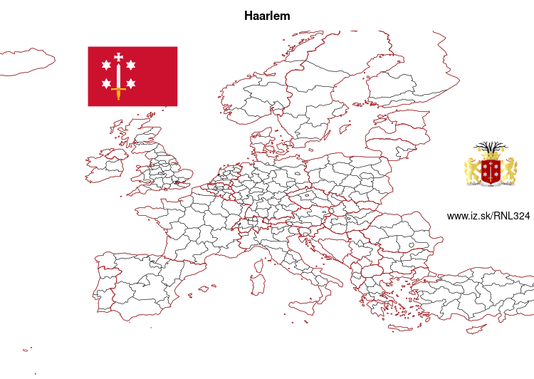 mapka Haarlem NL324