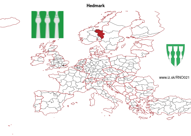 mapka Hedmark NO021