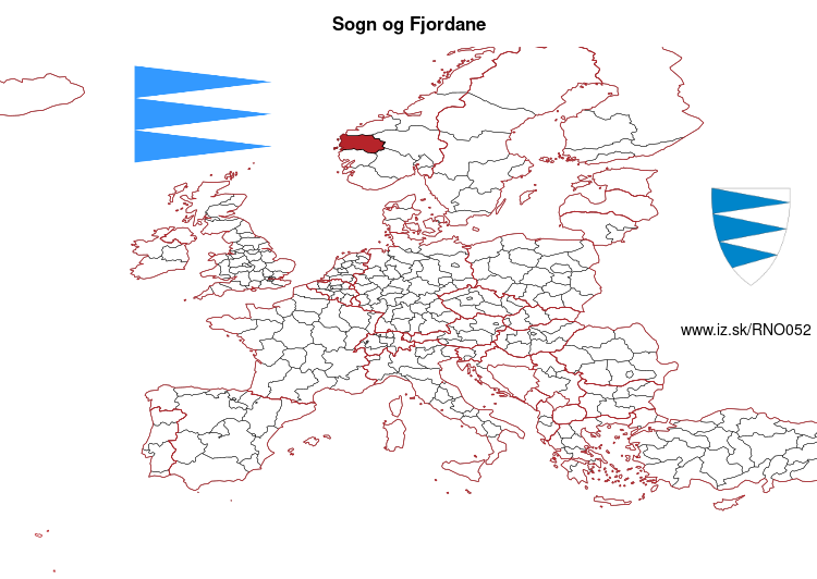 mapka Sogn og Fjordane NO052