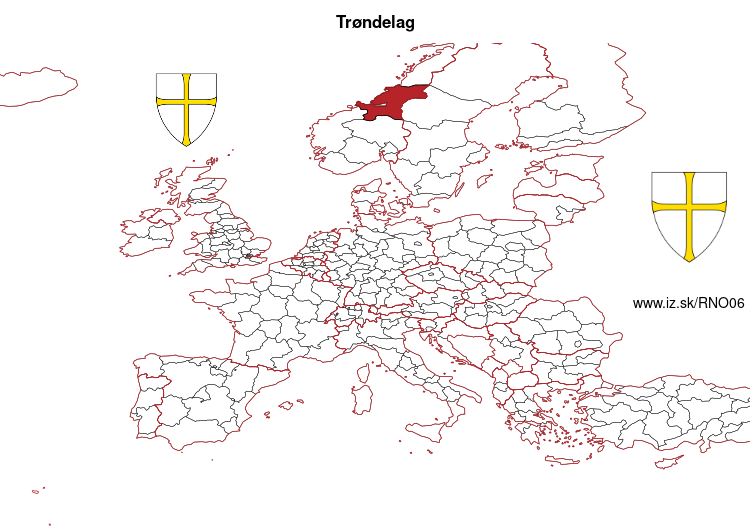 mapka Trøndelag NO06