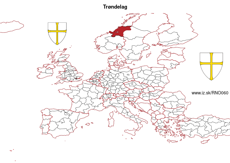 mapka Trøndelag NO060