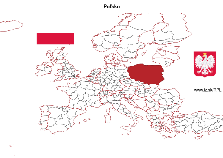 mapka Poľsko PL
