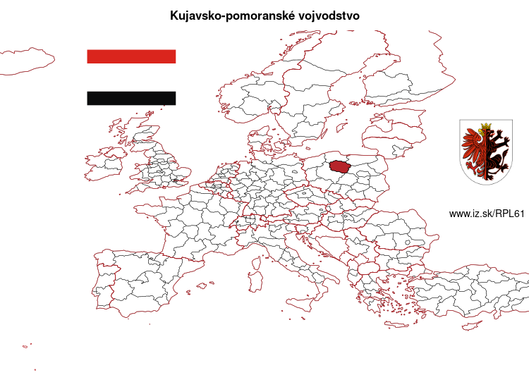 mapka Kujavsko-pomoranské vojvodstvo PL61
