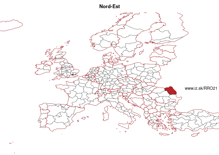 mapka Nord-Est RO21