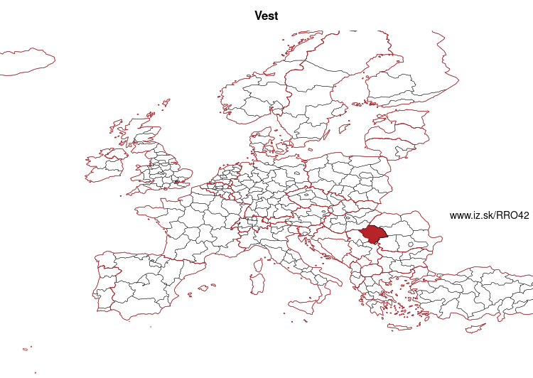 mapka Vest RO42