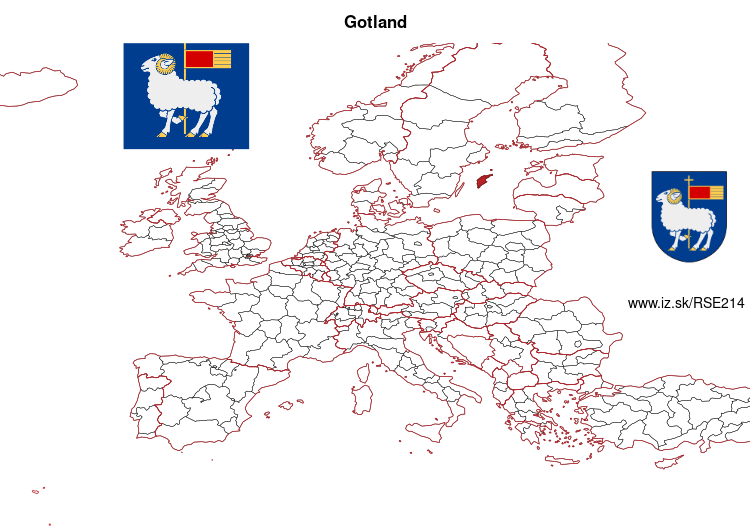 mapka Gotland SE214