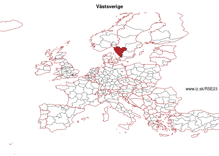 mapka Västsverige SE23