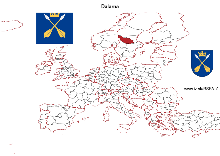 mapka Dalarna SE312