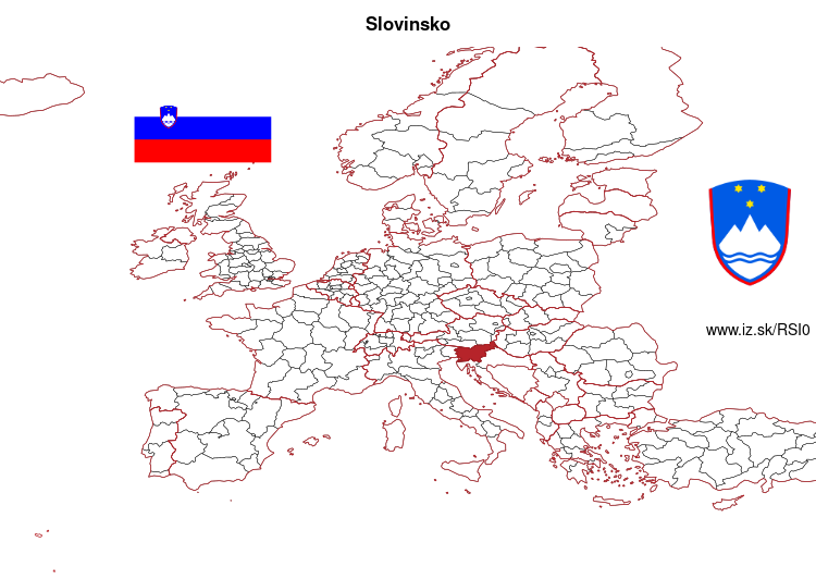 mapka Slovinsko SI0