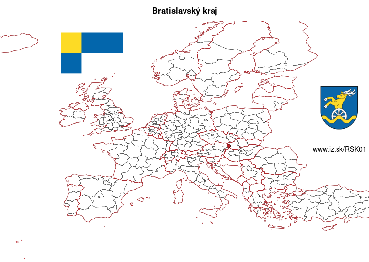 mapka Bratislavský kraj SK01