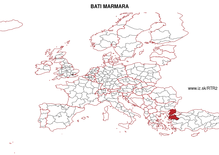mapka BATI MARMARA TR2