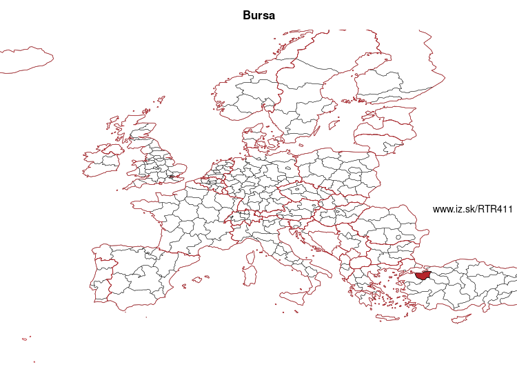 mapka Bursa TR411