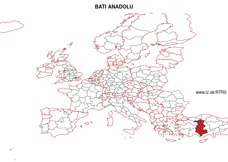 mapka BATI ANADOLU TR5