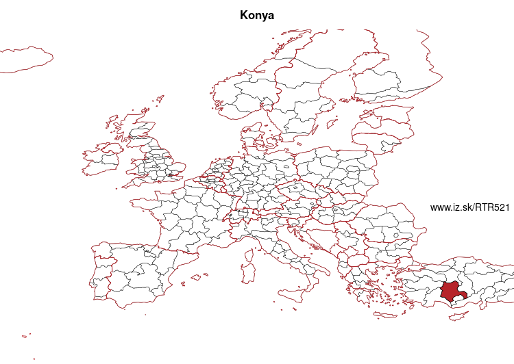 mapka Konya TR521