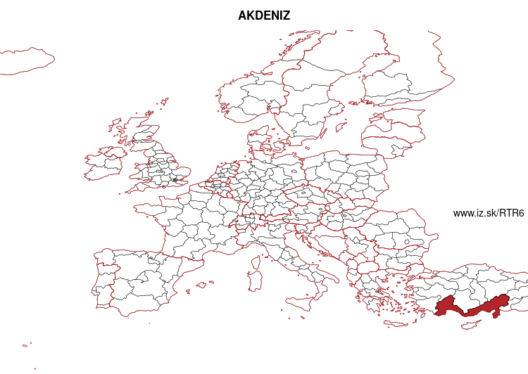 mapka AKDENIZ TR6