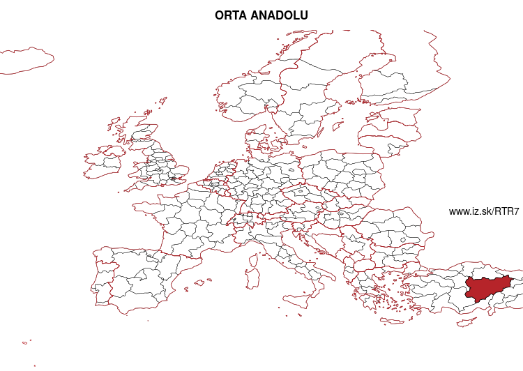 mapka ORTA ANADOLU TR7