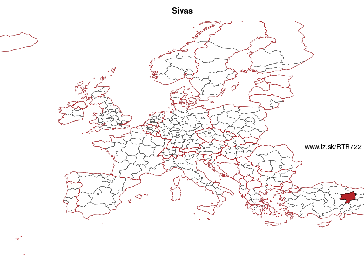 mapka Sivas TR722