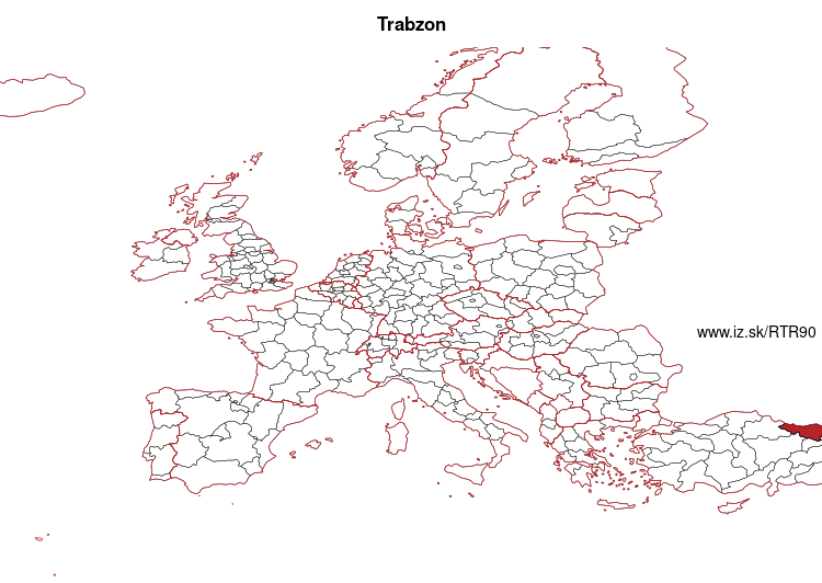 mapka Trabzon TR90